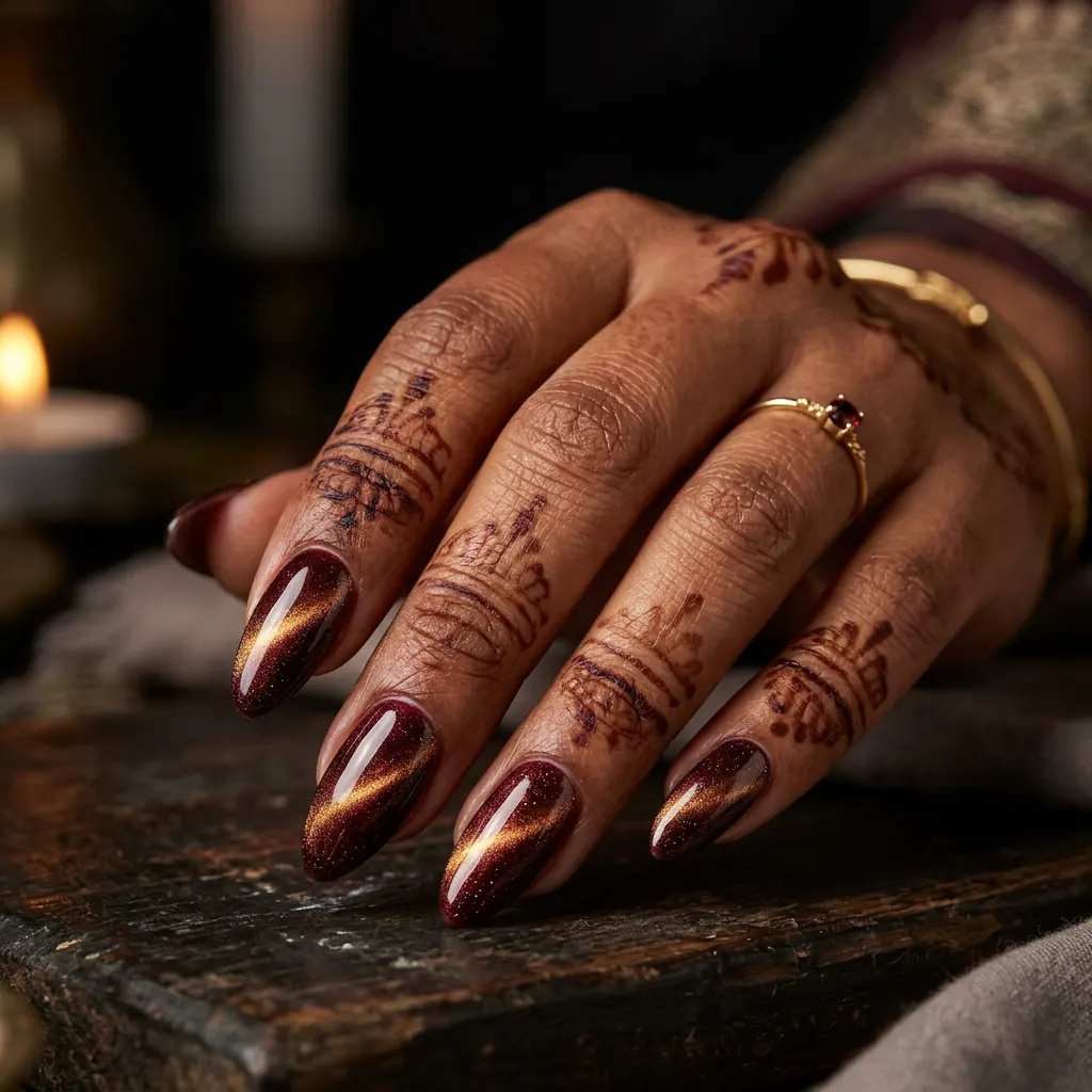 Cat-eye gel by graduating batch